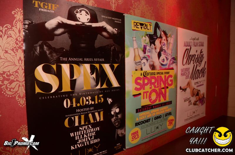 Luxy nightclub photo 140 - March 13th, 2015